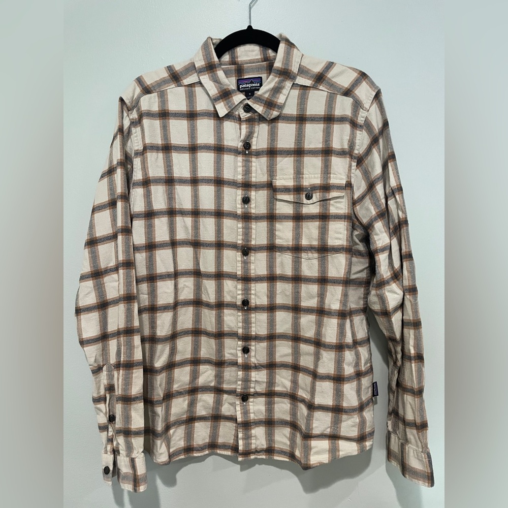 Patagonia Men's Long Sleeve Plaid Shirt, Size: M